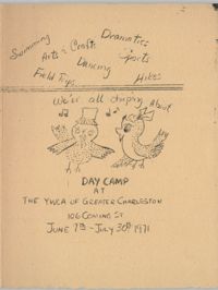 Y.W.C.A. of Greater Charleston Day Camp Application, July 1971