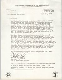 Letter from Charles C. Kirby, October 4, 1977