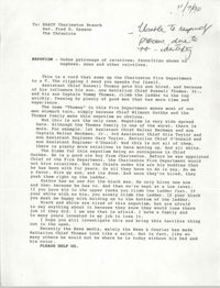 Letter from anonymous to Fred D. Dawson, November 7, 1990