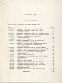 Statement, National Board of the Y.W.C.A. of the U.S.A., October 6, 1971