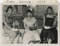 Photgraph of Easter Service 1958