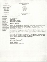 Letter from Brenda Cromwell to Bob Harrell, September 14, 1990