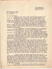 Letter from Ella L. Smyrl to Cordella A. Winn, April 19, 1932