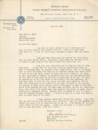 Letter from Cordella A. Winn to Ella L. Smyrl, June 15, 1932