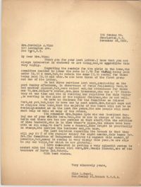 Letter from Ella L. Smyrl to Cordella A. Winn, November 25, 1932