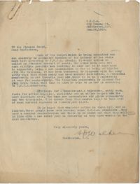 Letter to the Finance Board and Co-workers for the Y.W.C.A., January 29, 1919