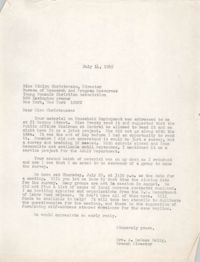 Letter from Anna D. Kelly to Ethlyn Christensen, July 14, 1965