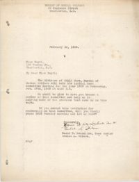 Letter from Naomi W. DeLesline and Beulah L. Wilson to Ella L. Smyrl, February 23, 1929