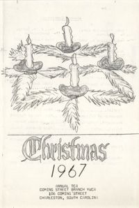 Program, Annual Christmas Tea, Coming Street Y.W.C.A., 1967