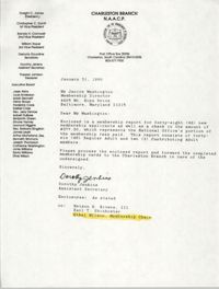 Letter from Dorothy Jenkins to Janice Washington, NAACP, January 31, 1990