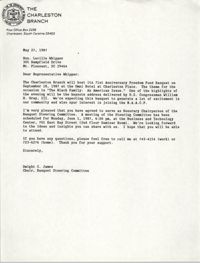 Letter from Dwight C. James to Lucille Whipper, May 27, 1987