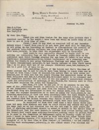 Letter from Ella L. Smyrl to Cordella A. Winn, January 26, 1932