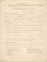 Annual Report to the National Board of the Young Women's Christian Associations, December 1923