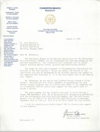 Letter from Jerome Clemons to John Patterson, August 3, 1990
