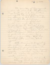 Minutes to the Committee of Management, Coming Street Y.W.C.A., February 3, 1942