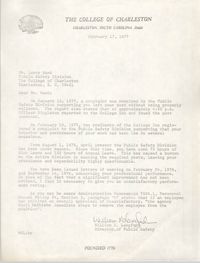 Letter from William K. Langford to Leroy Ward, February 17, 1977