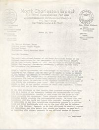 Letter from W. F. Davenport to Marion Brabham, March 15, 1977