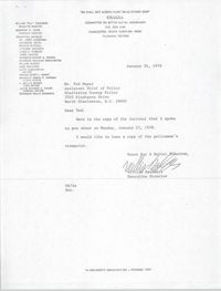 Letter from William Saunders to Ted Meyer, January 24, 1978