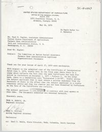 Letter from Fred W. Harris, Jr. and Paul T. Collier to Paul R. Kugler, May 16, 1979