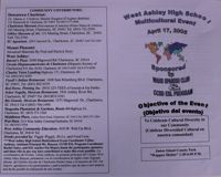 Evento multicultural organizado por la escuela West Ashley High  /  West Ashley High Multicultural Event