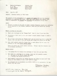 Y.W.C.A. of Greater Charleston Memorandum, June 22, 1977