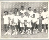 Photograph of Children with Tennis Rackets