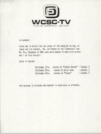 Notification, WCSC-TV 5