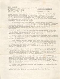 Student Nonviolent Coordinating Committee Press Release, December 10, 1964