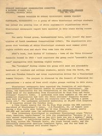 Student Nonviolent Coordinating Committee Press Release, May 26, 1964