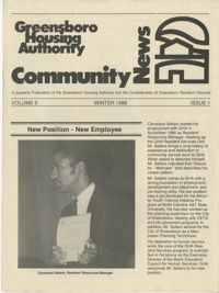 Greensboro Housing Authority Community News, Volume 6, Issue 1, Winter 1986