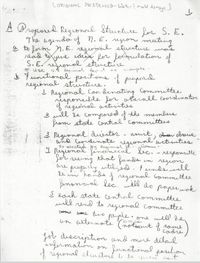 Handwritten Notes on All African People's Revolutionary Party