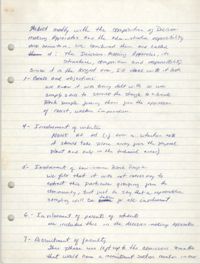 Malcolm X Liberation University Handwritten Notes