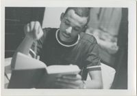 Photograph of Young Man Studying