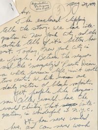 Letter from James Panagos to Representative L. Mendel Rivers, August 29, 1959