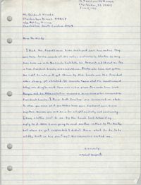 Letter from E. Michael Bonaparte to Delbert Woods, June 2, 1983