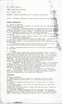 Malcolm X Liberation University Memorandum, May 24, 1972
