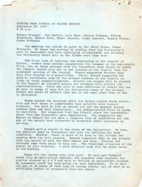 Minutes of the Council of Elders Meeting, September 25, 1970