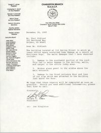 Letter from Dwight C. James to Paul Gidlund, December 16, 1989