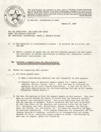 All African People's Revolutionary Party Memorandum, March 27, 1980