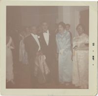 Photograph of J. Arthur Brown and MaeDe Brown at the Lyndon B. Johnson Inaugural Ball