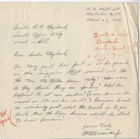 Segregation: Correspondence between C. B. Branan Jr. and Senator Burnet R. Maybank, March-April 1954