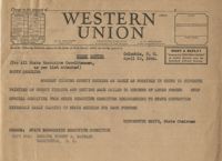 Democratic Committee: Correspondence between Winchester Smith and Senator Burnet R. Maybank, April 1944