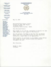 Letter from Dwight C. James to George Flowers, May 11, 1989
