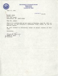 Letter from Jerry B. Boyd to Dwight James, June 17, 1991