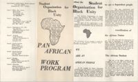 Pan African Work Program Pamphlet
