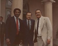 Photograph of J. Arthur Brown with Two Unidentified Men