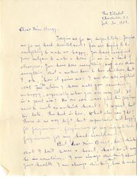 Letter from C.C. Tseng to Laura M. Bragg, February 20, 1928