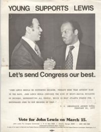 John Lewis for Congress, Campaign Literature