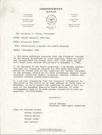Charleston Branch of the NAACP, November 5, 1988