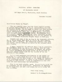 Letter from Herbert U. Fielding to 